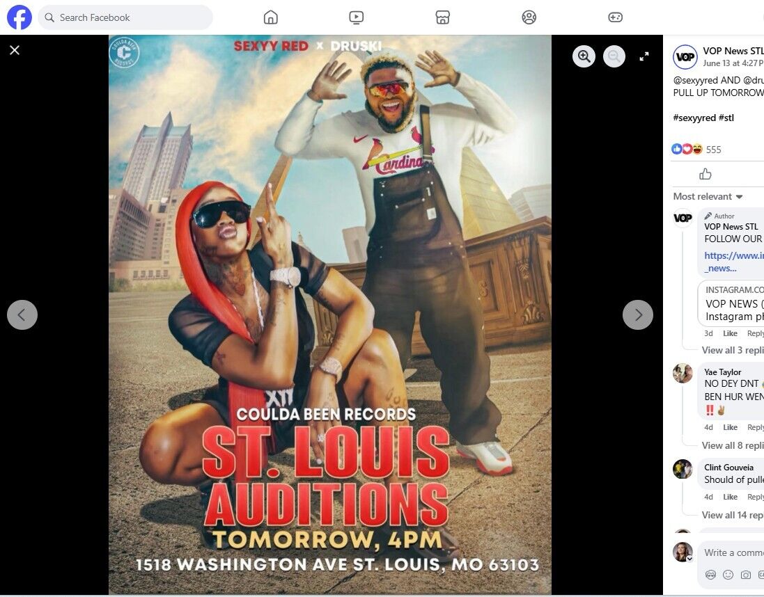 Sexyy Red flier